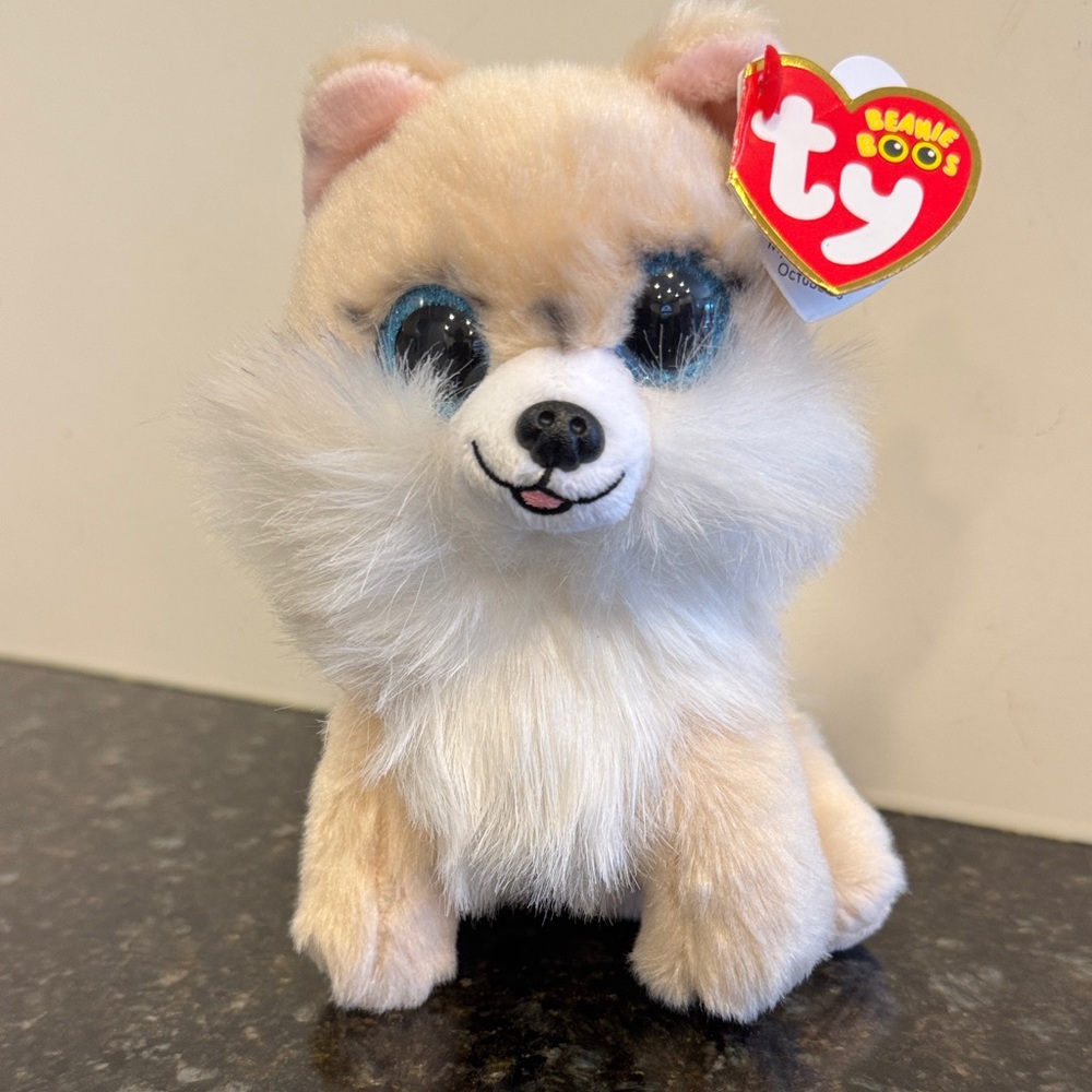 Ty Beanie Boo 'Honeycomb' the Pomeranian Dog (7 inch)